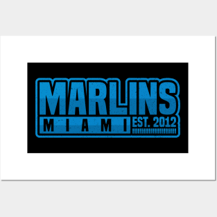 Miami Marlins 01 Posters and Art